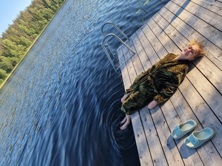 Tikras rojus Miškas Arjola gamtoje